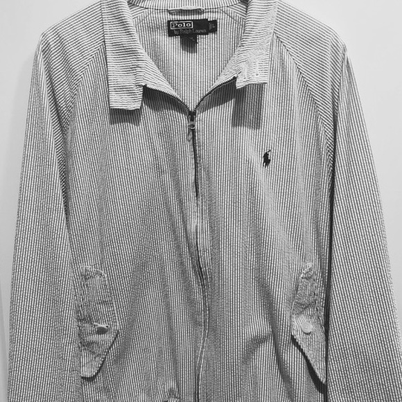 Polo Ralph Lauren Other - Polo by Ralph Lauren Seersucker Lightweight Jacket